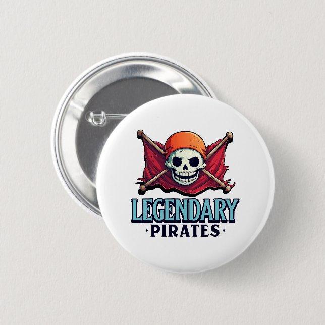 Legendary Pirates Button (Front & Back)