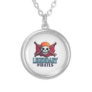 Legendary Pirates Silver Plated Necklace