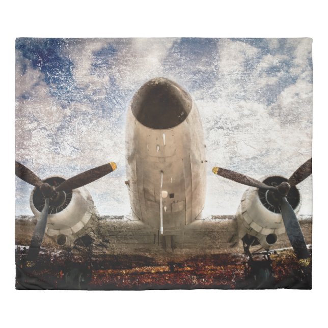 Legendary piston engine aircraft duvet cover (Front)