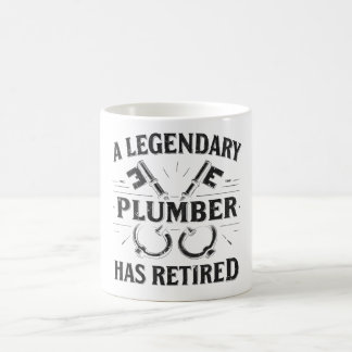 Legendary Plumber Retirement Coffee Mug