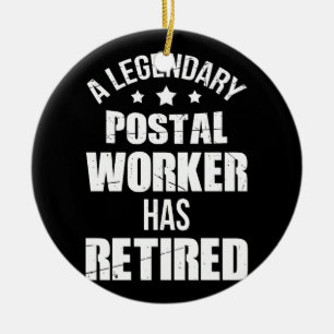 Legendary Postal Worker Has Retired Ceramic Ornament