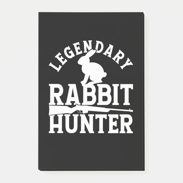 Legendary Rabbit Hunter Post-it Notes (Front)