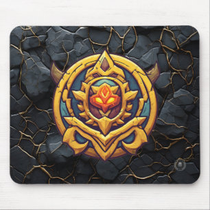 Legendary Rank Gamer Emblem Mouse Pad