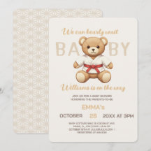 Legendary Red Belt Judo Bear – Baby Shower 