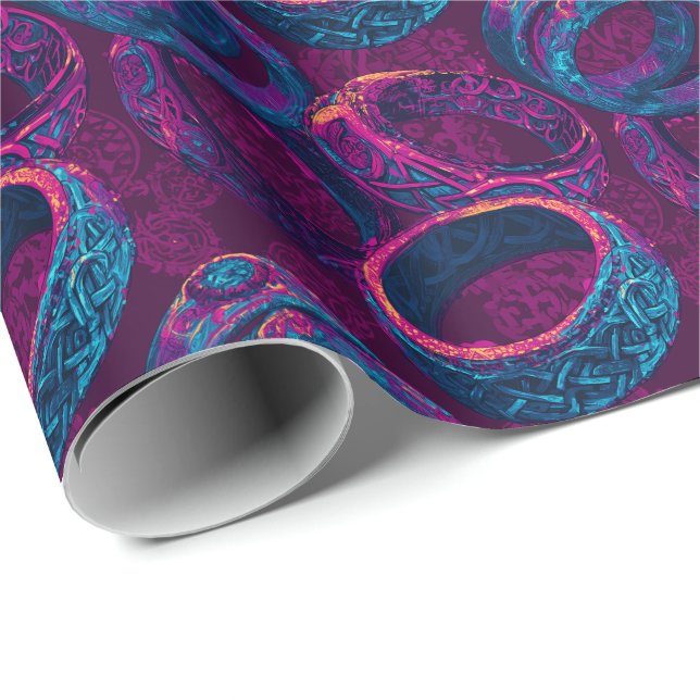 Legendary Ring of Protection D&D Fantasy Jewelry Wrapping Paper (Roll Corner)