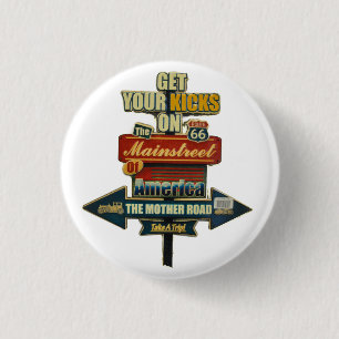 *LEGENDARY ROUTE 66 BUTTON** BUTTON