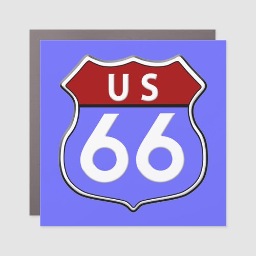 Legendary Route 66 Road Sign Blue