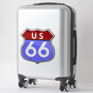 Legendary Route 66 Road Sign Sticker