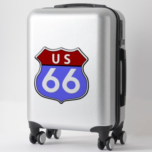 Legendary Route 66 Road Sign Sticker