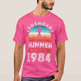 Legendary Runner born 1984 40th Birthday Gifts Run T-Shirt