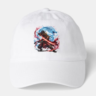 Legendary Samurai & Blue Dragon Mug Japanese War Hat