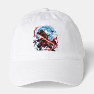 Legendary Samurai & Blue Dragon Mug | Japanese War Hat