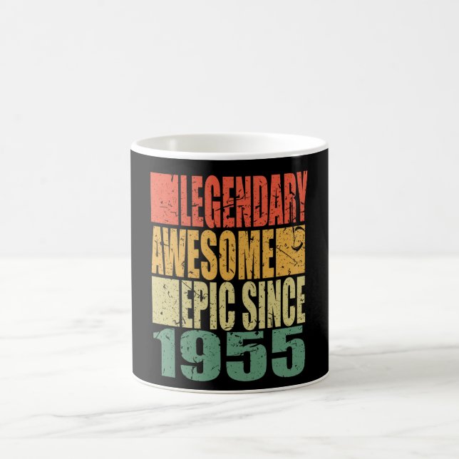 Legendary Since 1955 Saying Birthday Coffee Mug (Center)