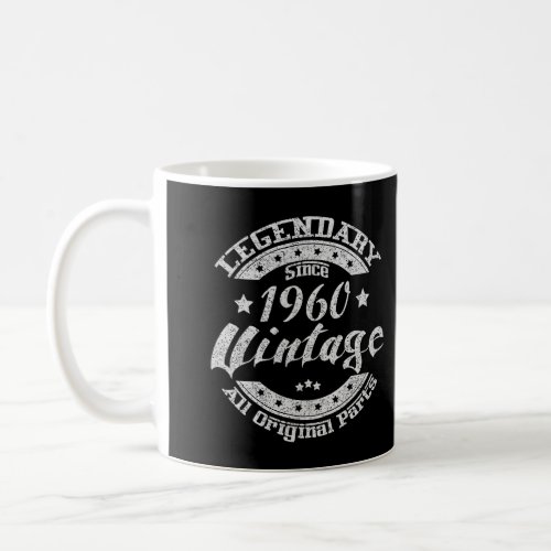 Legendary Since 1960 Vintage Design Funny Gift Ide Coffee Mug