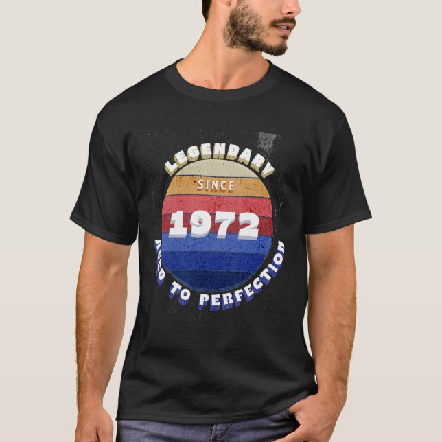 Legendary Since 1972 Retro T-Shirt (Front)