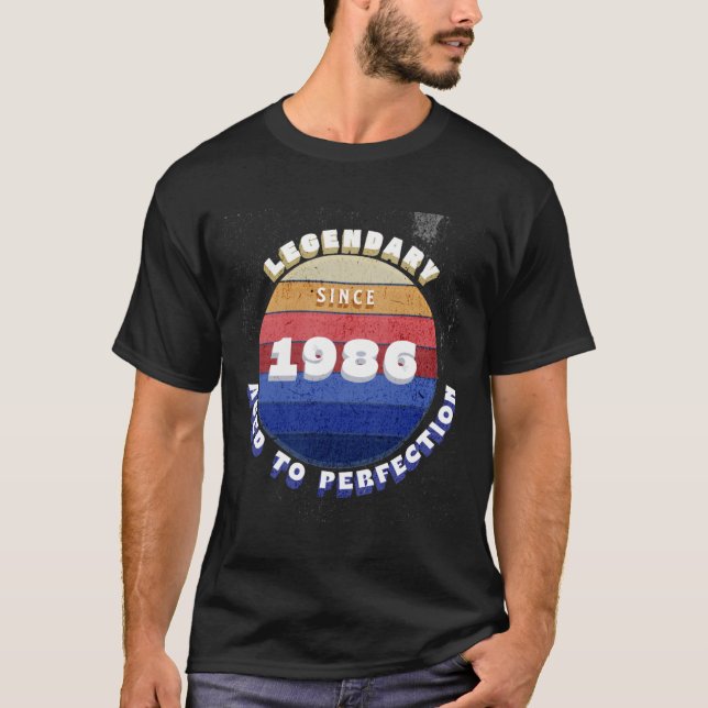 Legendary Since 1986 Retro T-Shirt (Front)