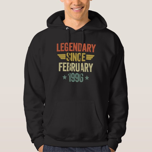 Legendary Since February 1996 Hoodie (Front)
