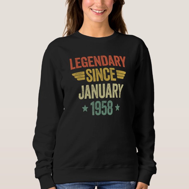 Legendary Since January 1958 Sweatshirt (Front)