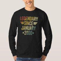 Legendary Since January 2000 T-Shirt