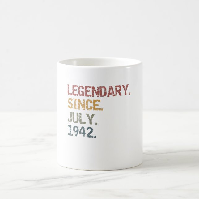 Legendary  since July 1942 Coffee Mug (Center)