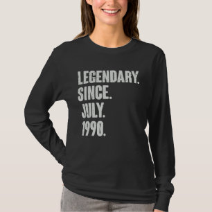 Legendary Since July 1990  32 Year Old  32nd Birth T-Shirt