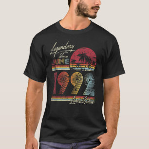 Legendary Since June 1992 30th Bithday T-Shirt
