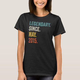 Legendary Since May 2015 7th Birthday T-Shirt