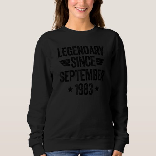 Legendary Since September 1983_1 Sweatshirt