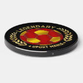 Legendary Soccer Crest Personalized Wireless Charger (Front 2)