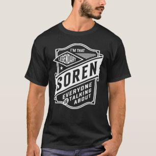 Legendary Soren Personalized Name Soren T-Shirt