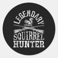 Legendary Squirrel Hunter T Shirt Hunting Funny Vi