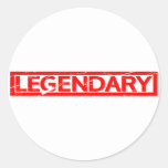 Legendary Stamp Classic Round Sticker