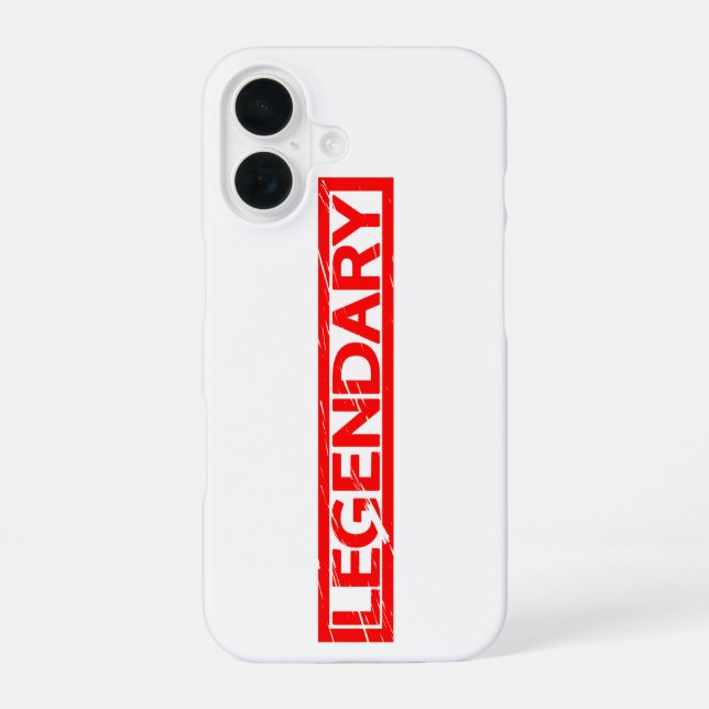 Legendary Stamp Iphone Case (Back)