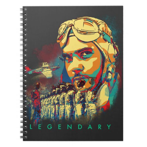Legendary _ Tuskegee Airman _ black history month  Notebook