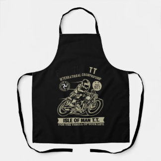 Legendary With Motorcycle Racing Art Gift Apron