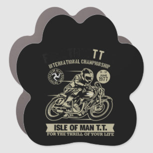 Legendary With Motorcycle Racing Art Gift Car Magnet