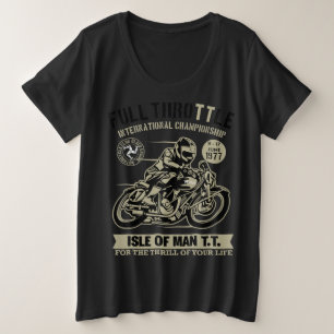 Legendary With Motorcycle Racing Art Gift Plus Size T-Shirt