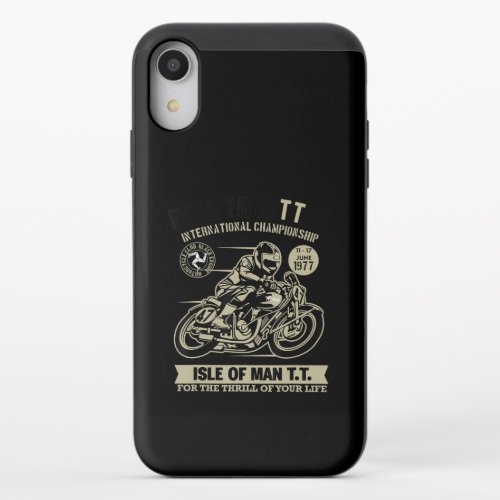 Legendary With Motorcycle Racing Art Gift iPhone XR Slider Case