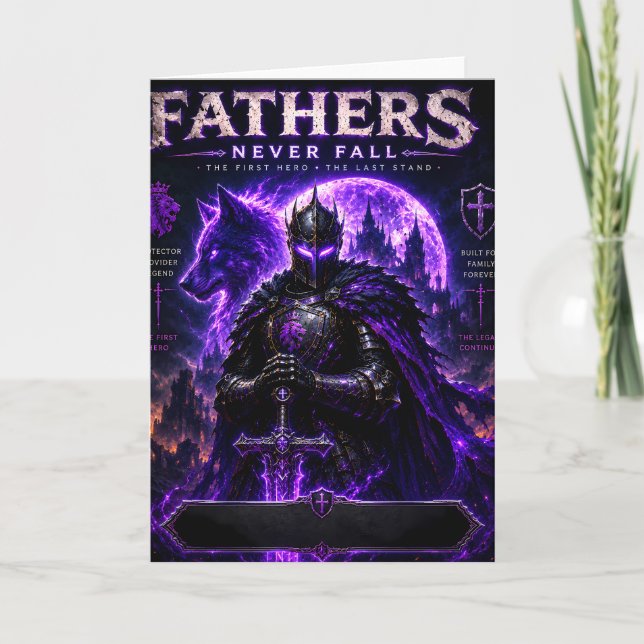 Legendary Wolf Father Card (Front)