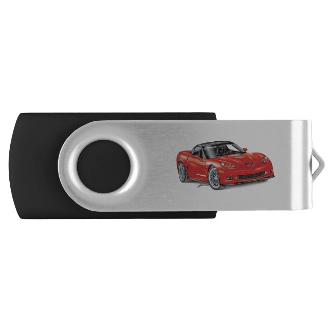 LEGENDARY Z-R-ONE AUTOMOBILE ART FLASH DRIVE (Front)