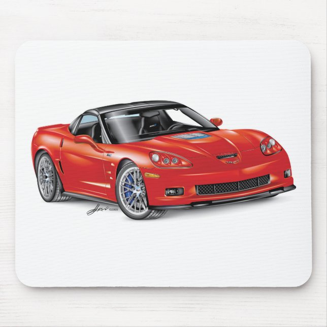 LEGENDARY Z-R-ONE AUTOMOBILE ART MOUSE PAD (Front)