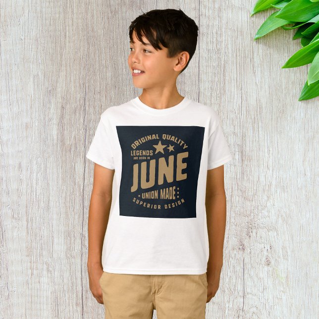 Legends Are Born in June Original Quality T-Shirt (Creator Uploaded)