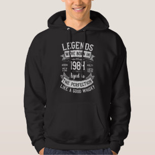 Legends Born In 1984 Aged Like A Good Whisky Legen Hoodie
