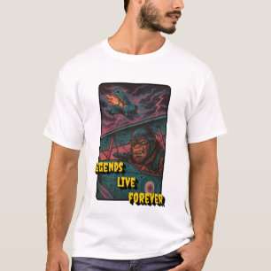 Legends Live Forever – Bigfoot WWI Dogfight T-Shirt