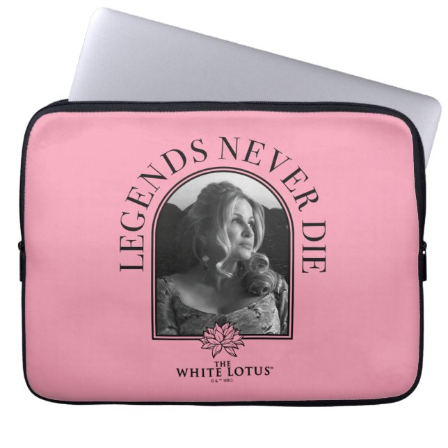 Legends Never Die - The White Lotus Laptop Sleeve (Front)