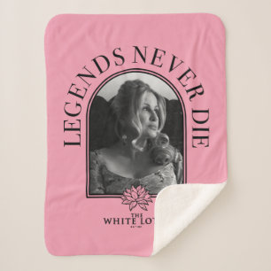 Legends Never Die - The White Lotus Sherpa Blanket