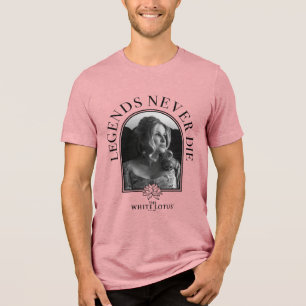 Legends Never Die - The White Lotus Tri-Blend Shirt