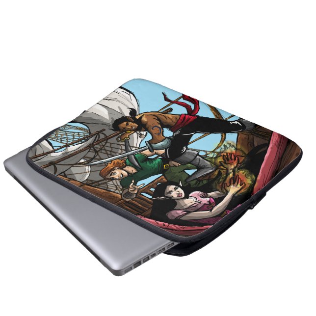Legends of Aukera V2 design laptop sleeve (Front Bottom)