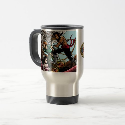 Legends of Aukera V2 design travel mug