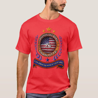 Legends of Charlotte North olina and the Retro USA T-Shirt